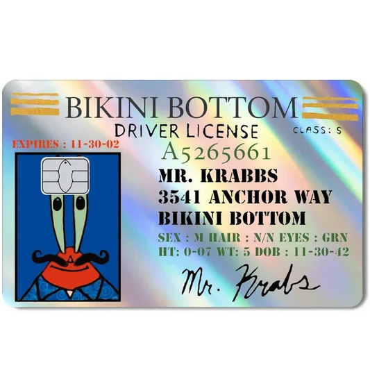 Mr. Krabbs License